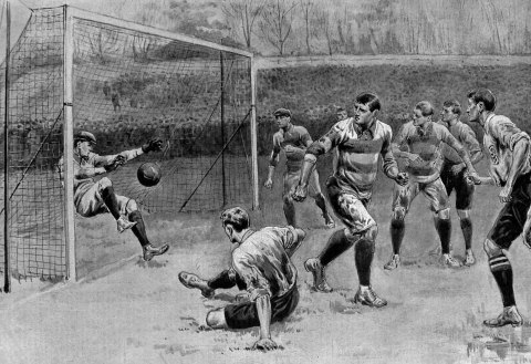 England vs Scotland 1901 Football
